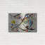 «Ivy Bronx» «Blue Segment» par Wassily Kandinsky, art mural en métal-1964251595