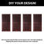 Portes de grange en acajou double non assemblées et finies de 40 po x 80 po Homacer Red Homacer-123440690