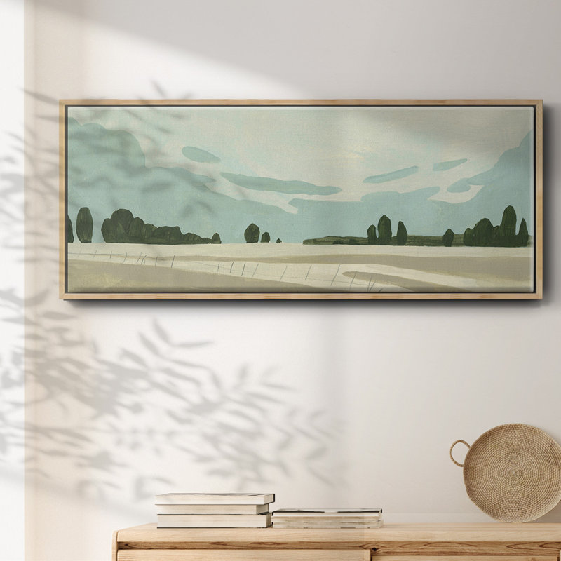 Farmland Study III- Framed Canvas