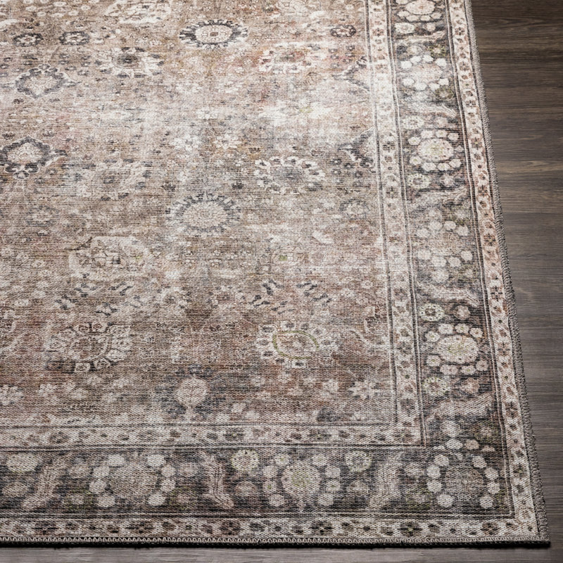 Colin Machine Washable Traditionnal Boho Area Rug, Rectangle 200 x 275cm