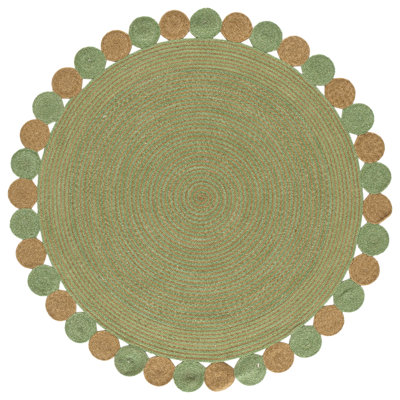 Braided Hand Woven No Pattern Indoor Rug