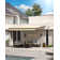 Motorized Retractable Awning with Wind/Sun Sensor, Remote Control and LED Light