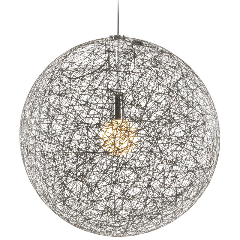 Random 1 - Light LED Pendant, Small, 4 meters, Black