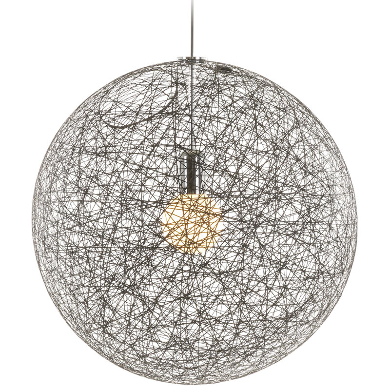 Random II 1 - Light Pendant, Medium, 4 meters, Black