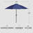 Oshie 108'' Tilt Beach Umbrella-464271535