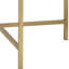 Table basse avec plateau Enchanting Oak and Gold