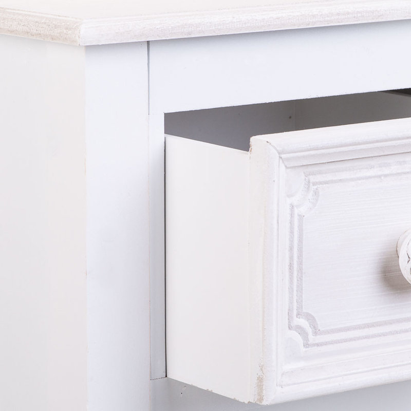 Ariamarie 33cm W Manufactured Wood Bedside Table