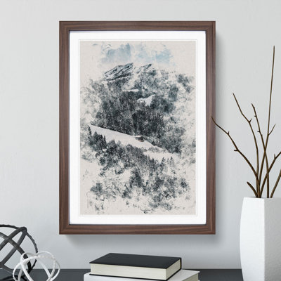 Winter Forest Vol.10 Watercolour - Picture Frame Graphic Art
