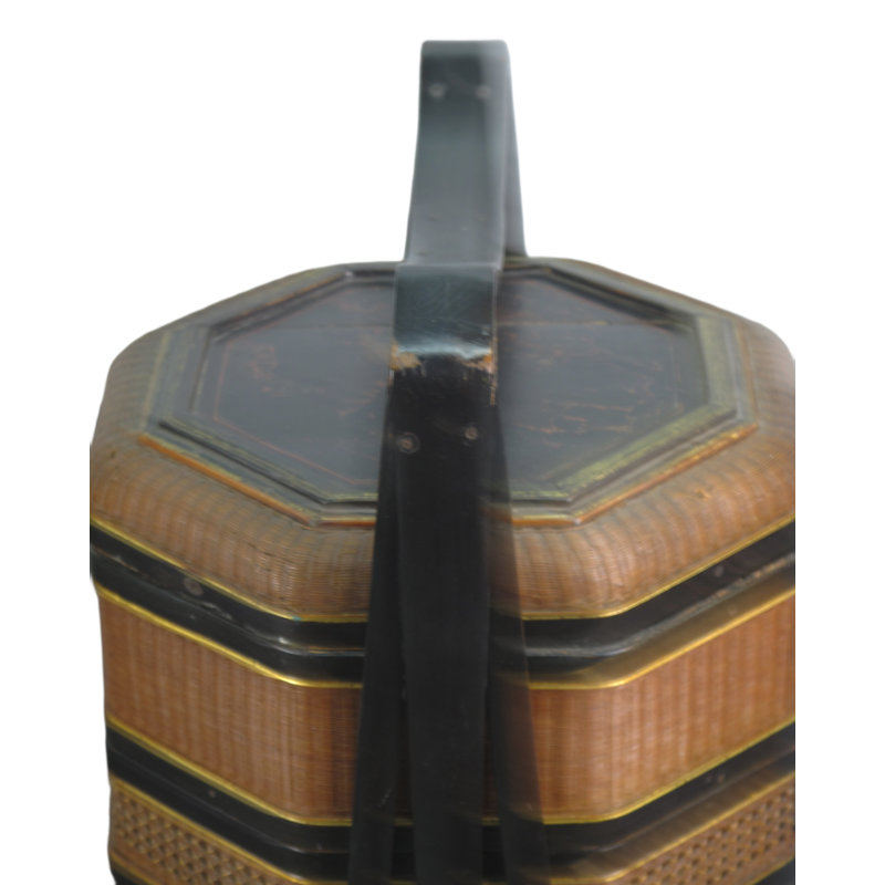 Asian Classic Bamboo Basket Decorative Box