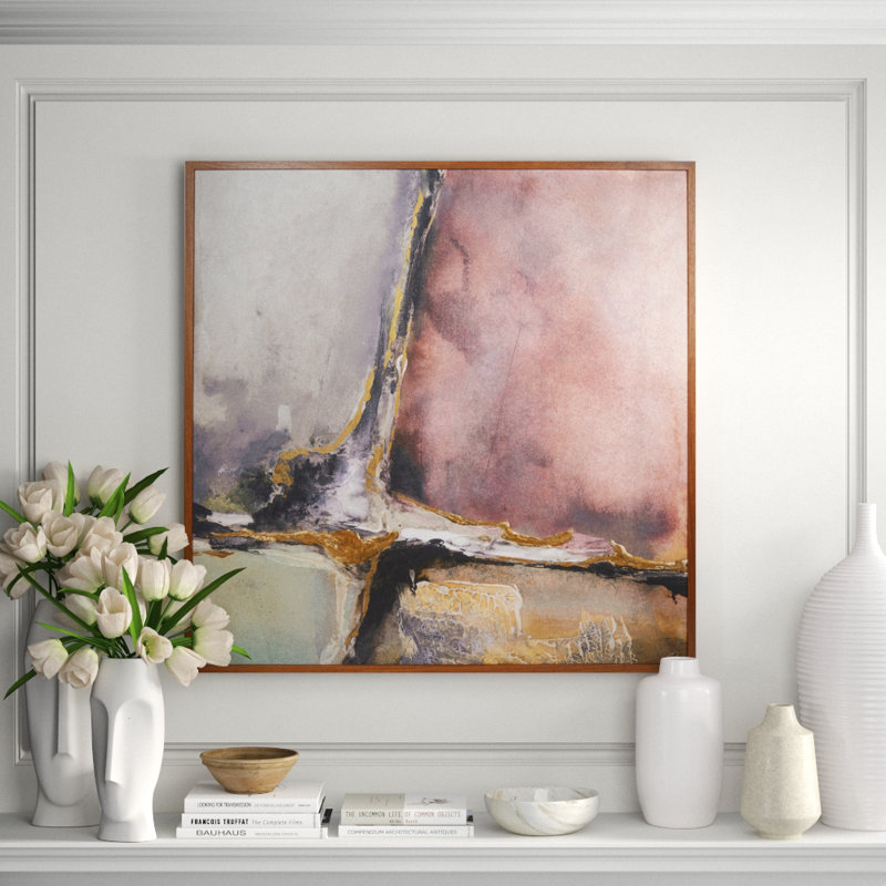 Gilded Crevice 7 Print by Chris Paschke, 42" H x 42" W