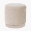 44cm Wide Round No Pattern Cocktail Ottoman