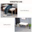 Banc de chambre rembourré HOMcom