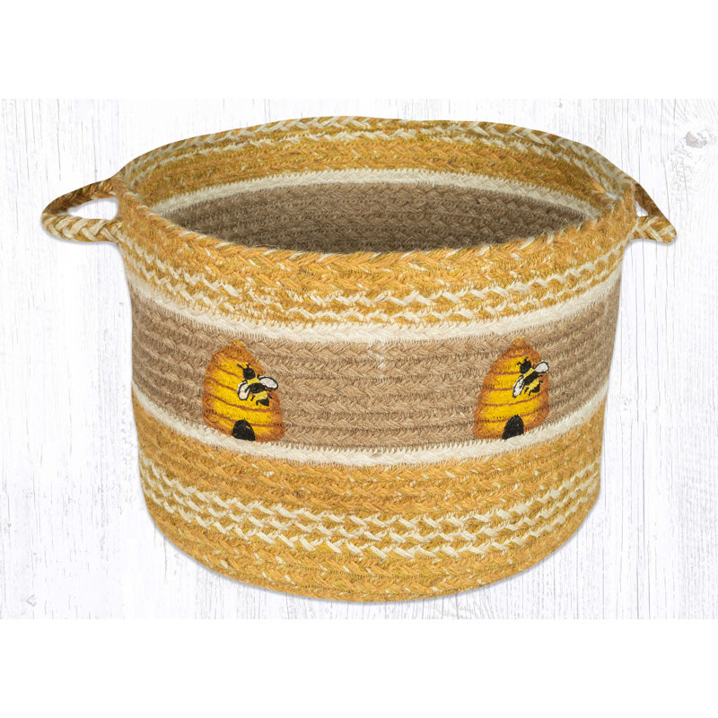 Earth Rugs Round Jute Casserole Baskets – Rustic Serving, 13"x9",, Anchor
