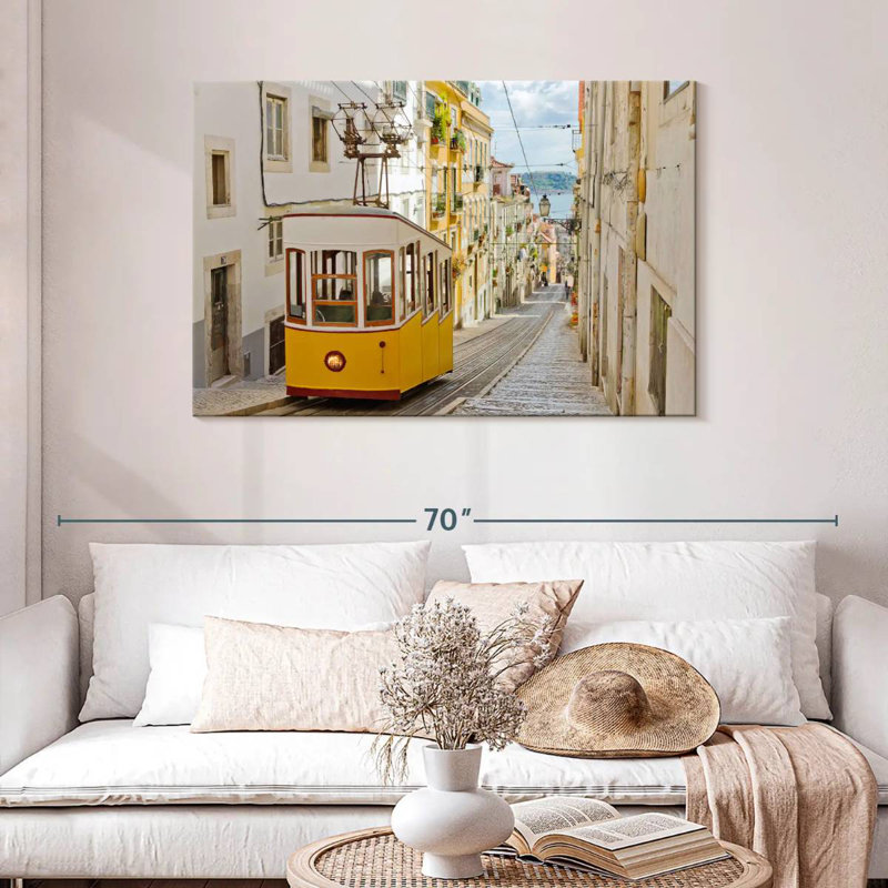 Sireci Gloria Funicular In Lisbon, 30" H x 45" W