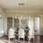 Austen 12 - Light Gold Linear Chandelier with Ribbed Glass Shades