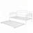 Metal Frame Daybed with Trundle-1791248984