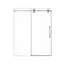 Porte de douche coulissante simple sans cadre - verre trempé transparent de 5/16 po (8 mm), conception à dérivation-135113905