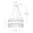 Hildegarde Dimmable Wagon Wheel LED Chandelier
