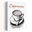 Cappuccino Latte Art by Andreas Magnusson - Wrapped Canvas Print-555599647