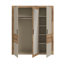 3 Door Manufactured Wood Wardrobe