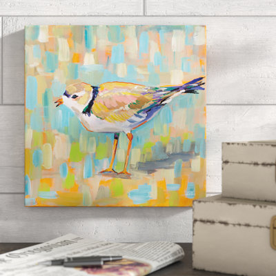 Coastal Plover IV by Jeanette Vertentes - Wrapped Canvas Painting