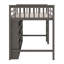Lit mezzanine double avec tablettes-1057902595