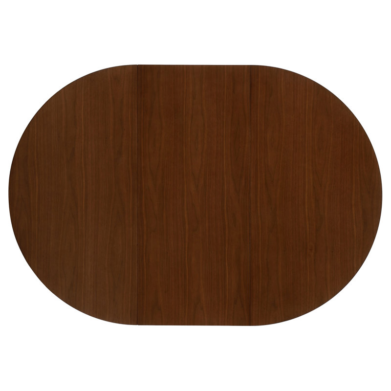 Damian Oval Dining Table Dark Walnut