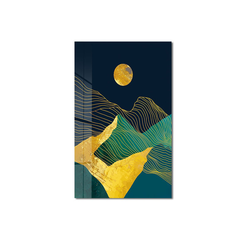 Peinture décorative en verre trempé, H 35,4 po x l 23,6 po