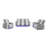 U8000 Grey Power Recliner W/ Power Headrest & Led Light-264119157