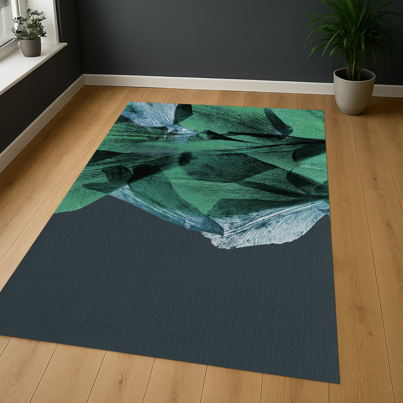 Abstract Area Rug, Runner 70 x 140 cm