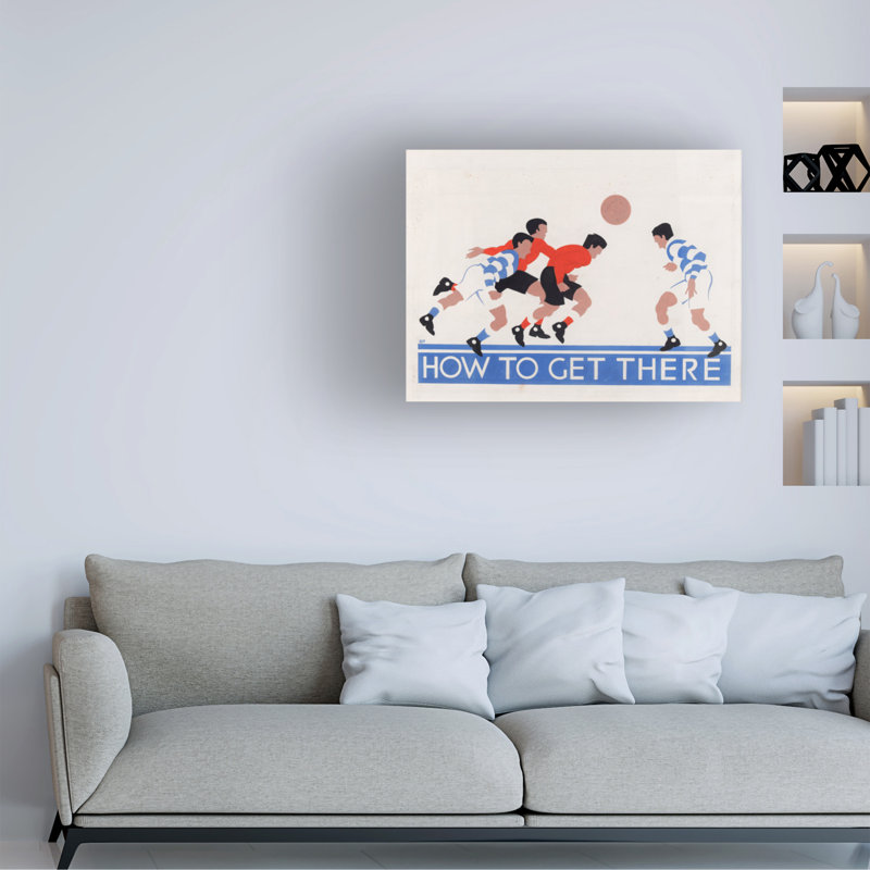 «English School How To Get There, 1929», art sur toile, H 35 po x l 47 po