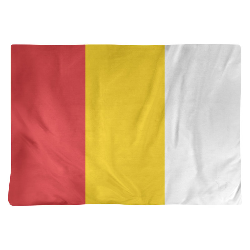 Récapitulatif de 18 po Maryland, Rouge / Jaune, Sergé de coton