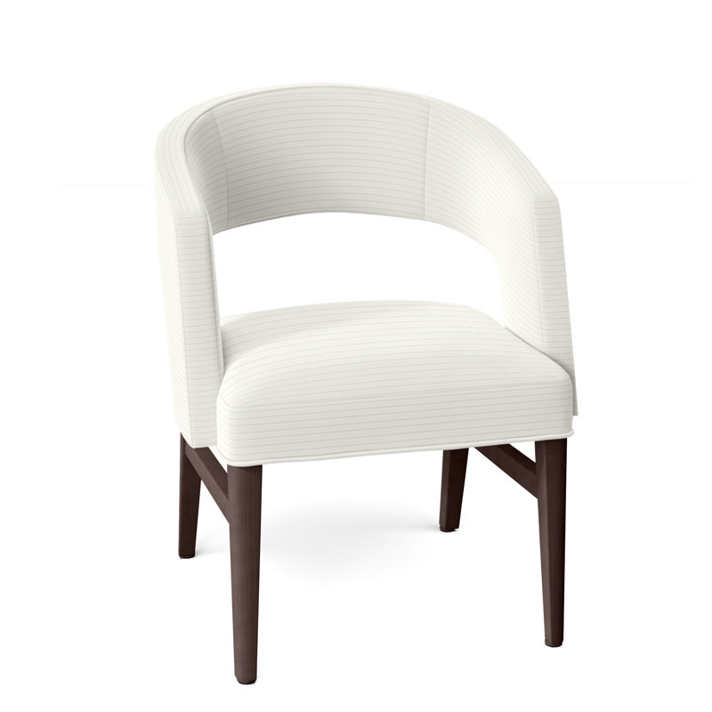 Chaise avec accoudoirs Bryant, Perigold Birchbox Naturel, Tabac