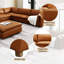 Canapé modulaire en cuir 5 pièces Brighton
