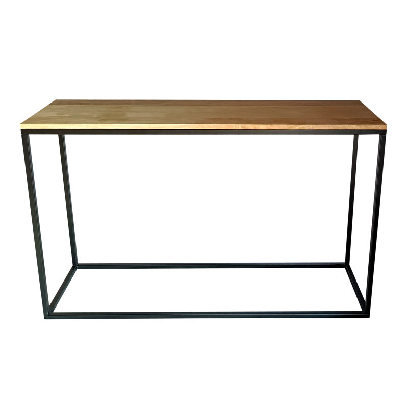 Evolve Console Table - 47", Natural Wood, Black
