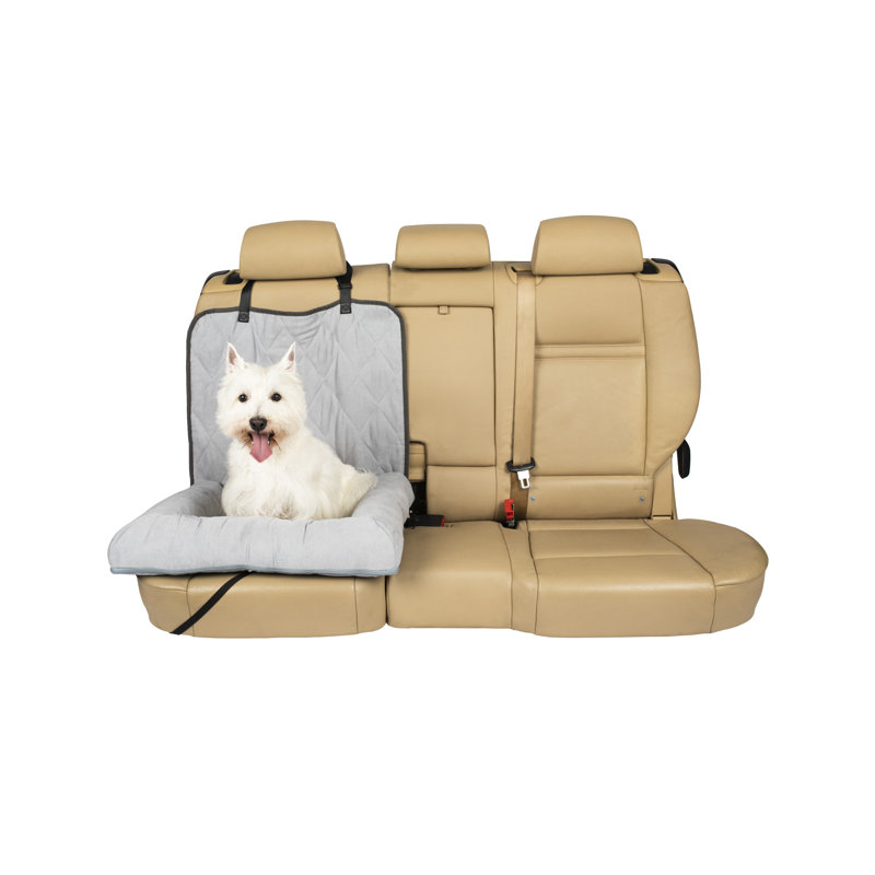 PetSafe Happy Ride Car Dog Bed, Grey, Gray