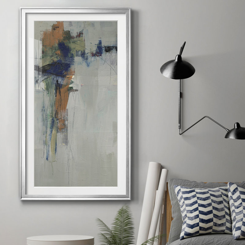 Traction II - reproduction encadrée de qualité supérieure - prête à être accrochée, H 42,5 po x l 22,5 po x P 1 po