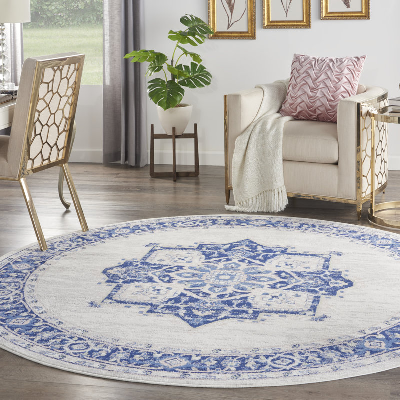Tapis ivoire Harriet, Rond 8 pi