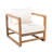 Ghodke Outdoor 3-Piece Acacia Wood Conversation Set With Cushions-124487890