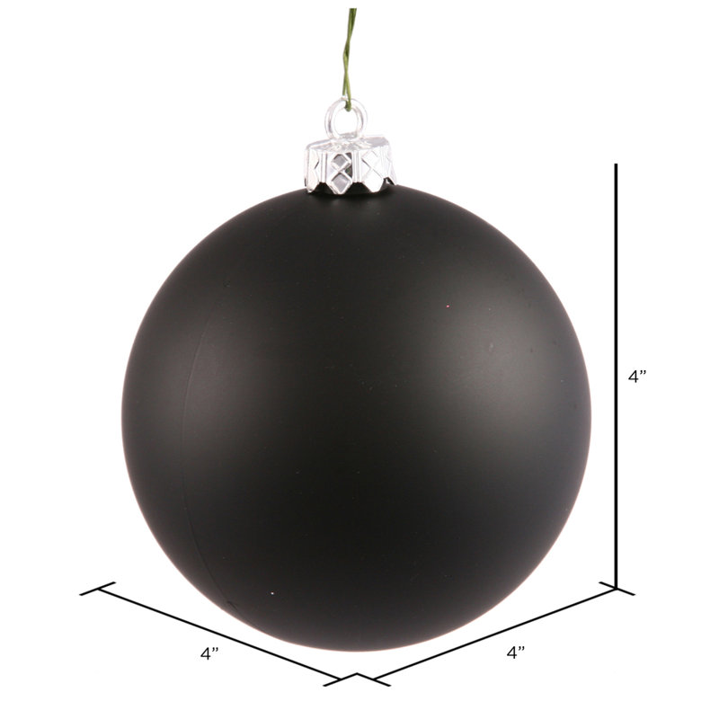 Boule incassable 4 po, Noir
