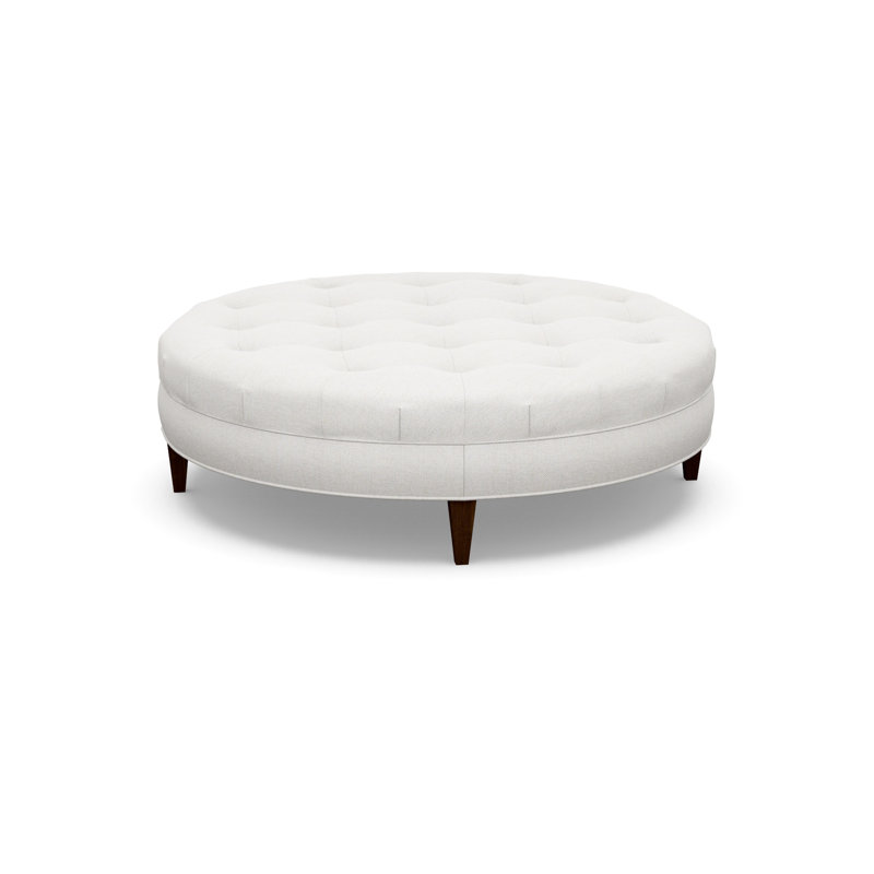 Round Ottoman, 2245-80, Walnut