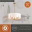 Lustre tambour 5 lumières Lentha