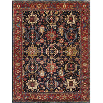 Azerbaijan Handmade Wool Oriental Area Rug
