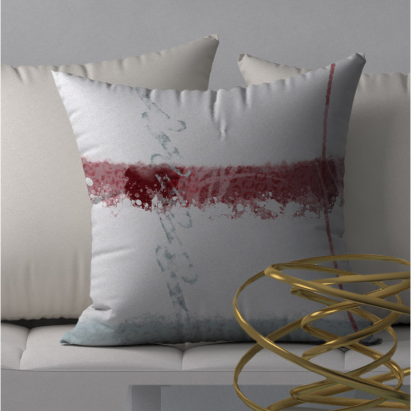 Housse de coussin décorative carrée garantie et insert, 20 po x 20 po