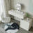 Makeup Vanity with Light mirror,5 drawers