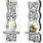 Set of 2 Crystal Crush Diamond Candle Sconces