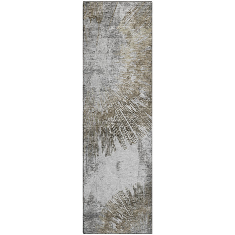 Premium Machine Washable Prisco Taupe Rug
