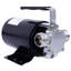 Pompe à eau alimentée par batterie 12 V DC - Mini pompe de transfert de puisard utilitaire portative 1 / 10hp 330gph, avec ensemble de tuyau d'eau et connecteurs en bronze chromé, noir pour usage domestique / utilitaire