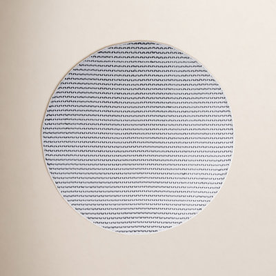 Hand-Woven Chevron Cotton Rug