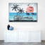 «Retro California Sign», reproduction sur toile-2016466308